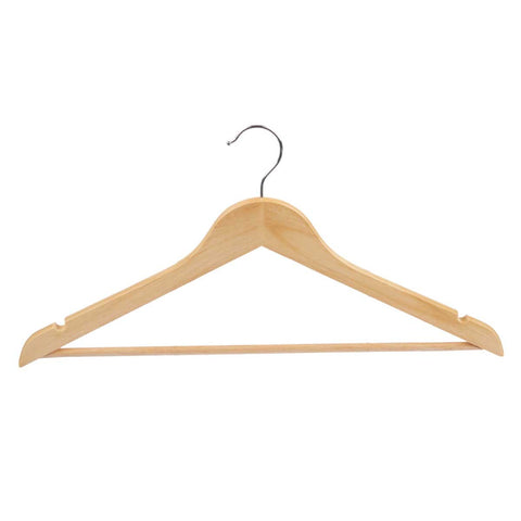 Set 3 Perchas Madera Natural