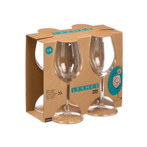 Set 4 Copas 330ml Acrílico
