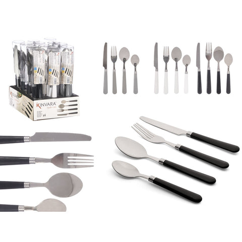 Set 4 Cubiertos surtido 3 Colores Neutros
