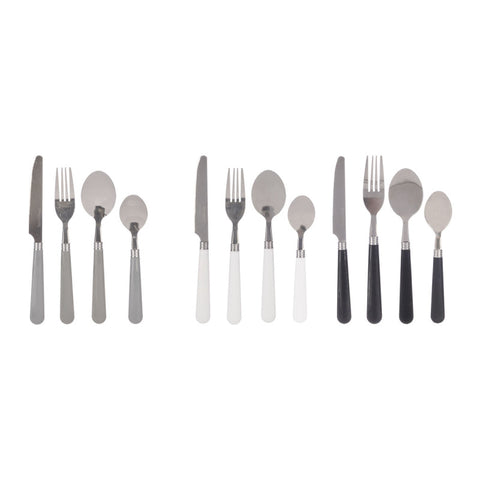 Set 4 Cubiertos surtido 3 Colores Neutros