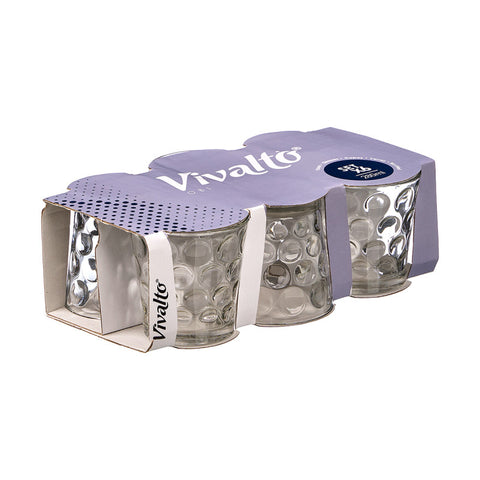 Set 6 Vasos Puntos 280ml
