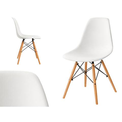 Silla Aspas Diseño Blanca