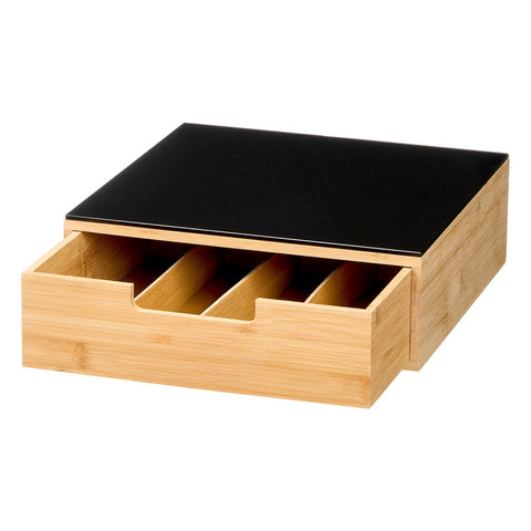 Soporte Cafetera Portacápsulas Bambú 30cm
