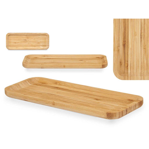 Tabla Bambú Rectangular Aperitivo 29,5x11,5cm