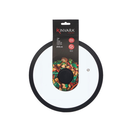 Tapa Cristal Silicona 26cm diam