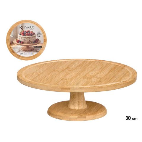 Tartera de Pié Bambú 30cm
