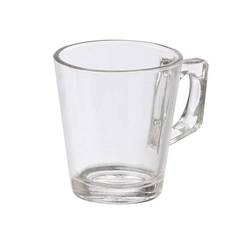 Pack 12 Tazas de Café Transparente 85ml
