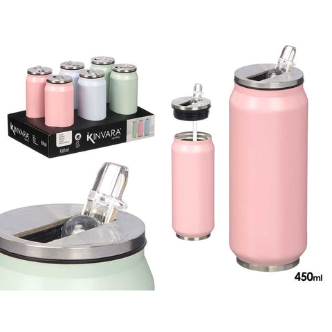 Termo Acero Inoxidable Surt 3 Colores 450ml