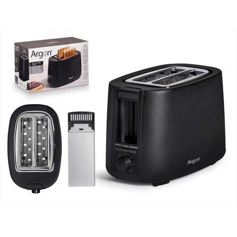 Tostador Doble Negro Mate 750W