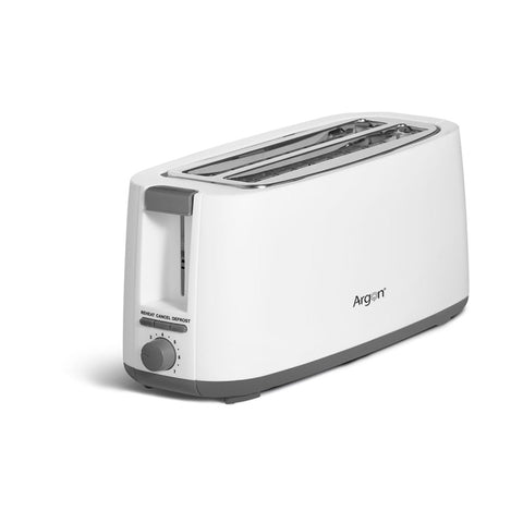 Tostadora Doble Larga Blanca 1400W Argón