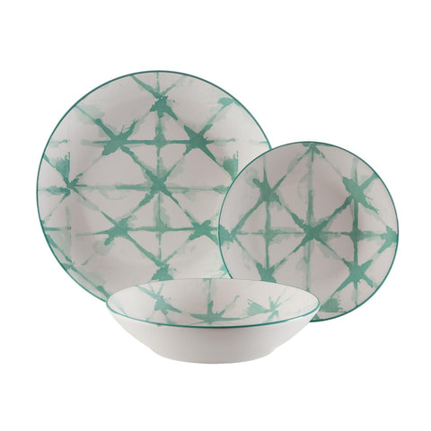 Vajilla 18 Piezas Pompeia Turquesa