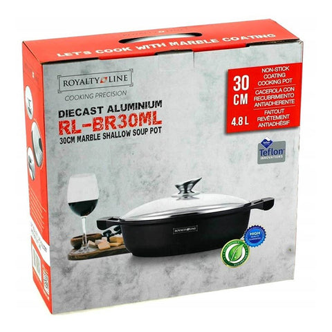 Cacerola Baja Antiadherente 30cm 4.8 LTRS