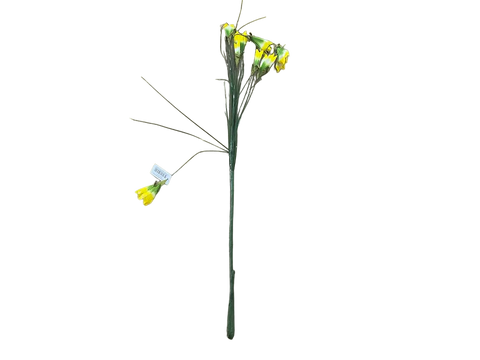 Branche fleurie 85cm en Bleu Orange ou Jaune