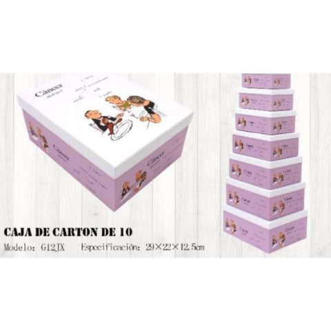 Juego 10 Cajas del Horóscopo Cáncer