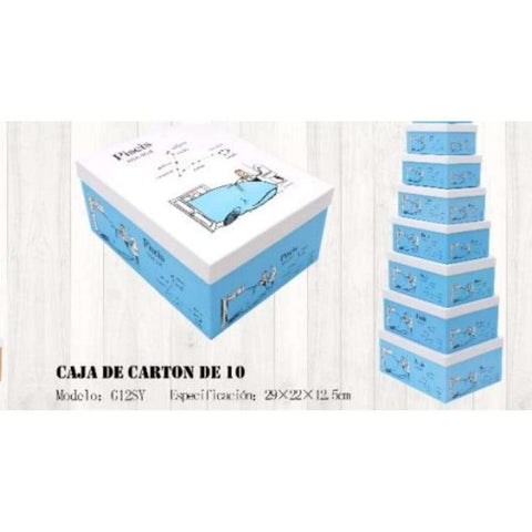 Juego 10 Cajas del Horóscopo Piscis