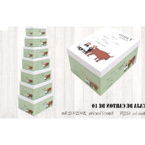 Juego 10 Cajas del Horóscopo Tauro