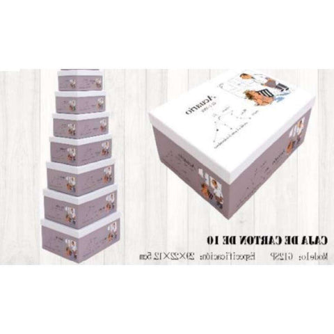 Juego 10 Cajas del Horóscopo Acuario