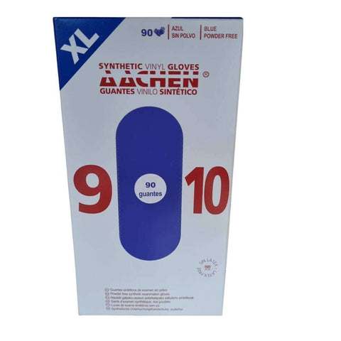 GUANTES VINILO AZUL TALLA XL (9,10)