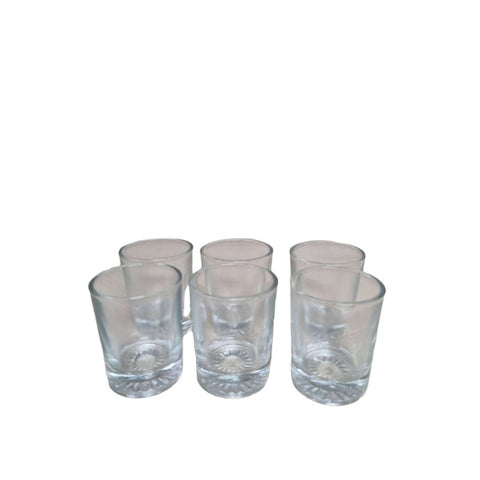 Chupito de cristal 6 unidades