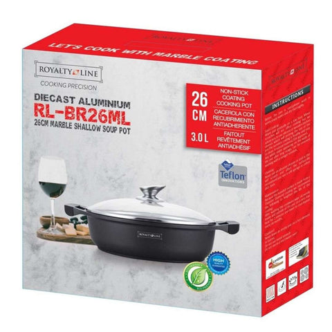 Cacerola Baja Antiadherente 26cm 3.0 LTRS