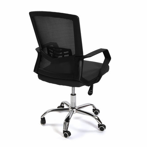 Chaise de bureau noire 54x45x52cm